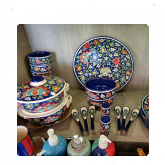 Blue Dinner Set