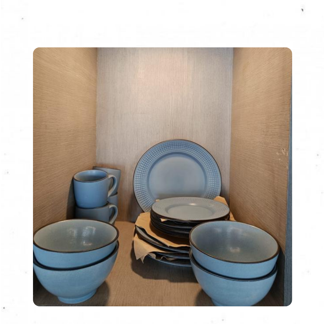 Blue Breakfast Set