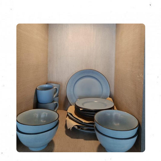 Blue Breakfast Set